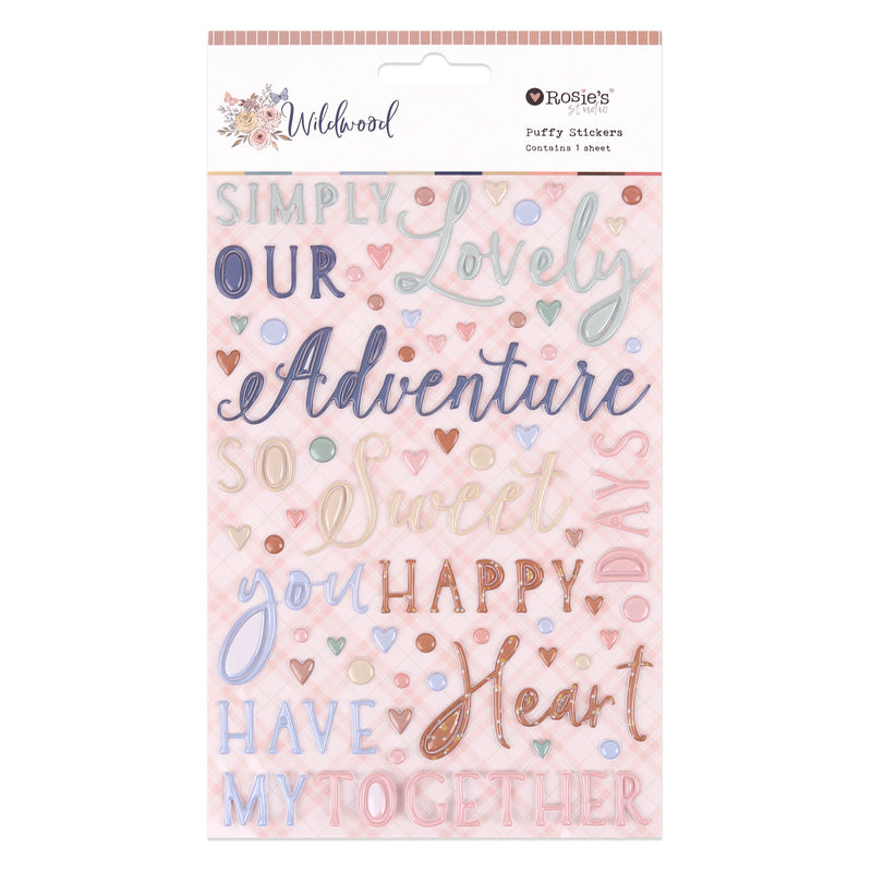 Wildwood | Puffy Phrase Stickers
