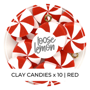 Clay Candies x 10 | Red