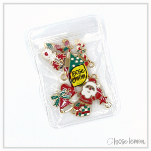 Christmas Enamel Mix x 12