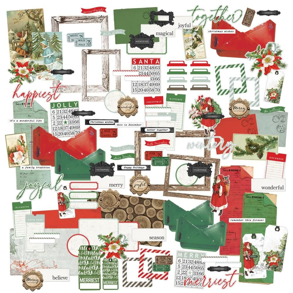 Evergreen Season Ephemera Bits (119 Pcs) | 49 and Market