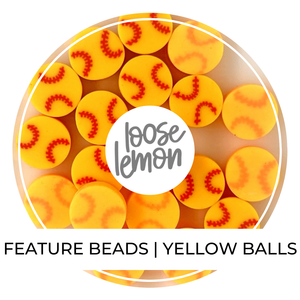 Feature Beads | Yellow Balls