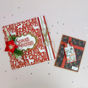 A Very Festive Fayre 12" x 12" Patterned Paper Pad (Tonic Studios 5555e)