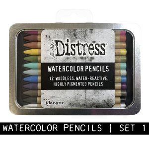 Tim Holtz Distress Watercolor Pencils | Set 1 (TDH76308)