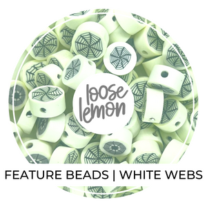 Feature Beads | White Webs