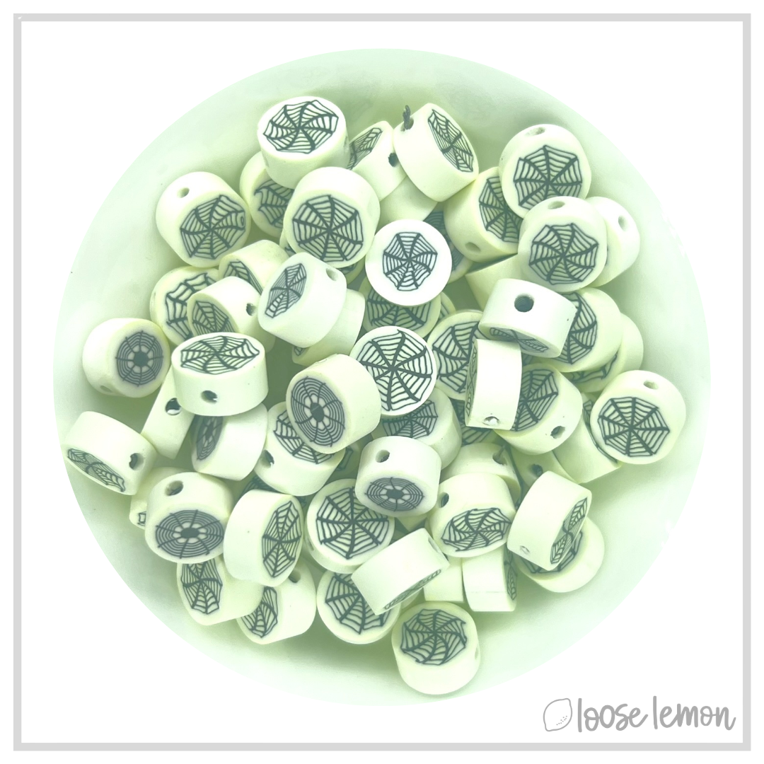 Feature Beads | White Webs