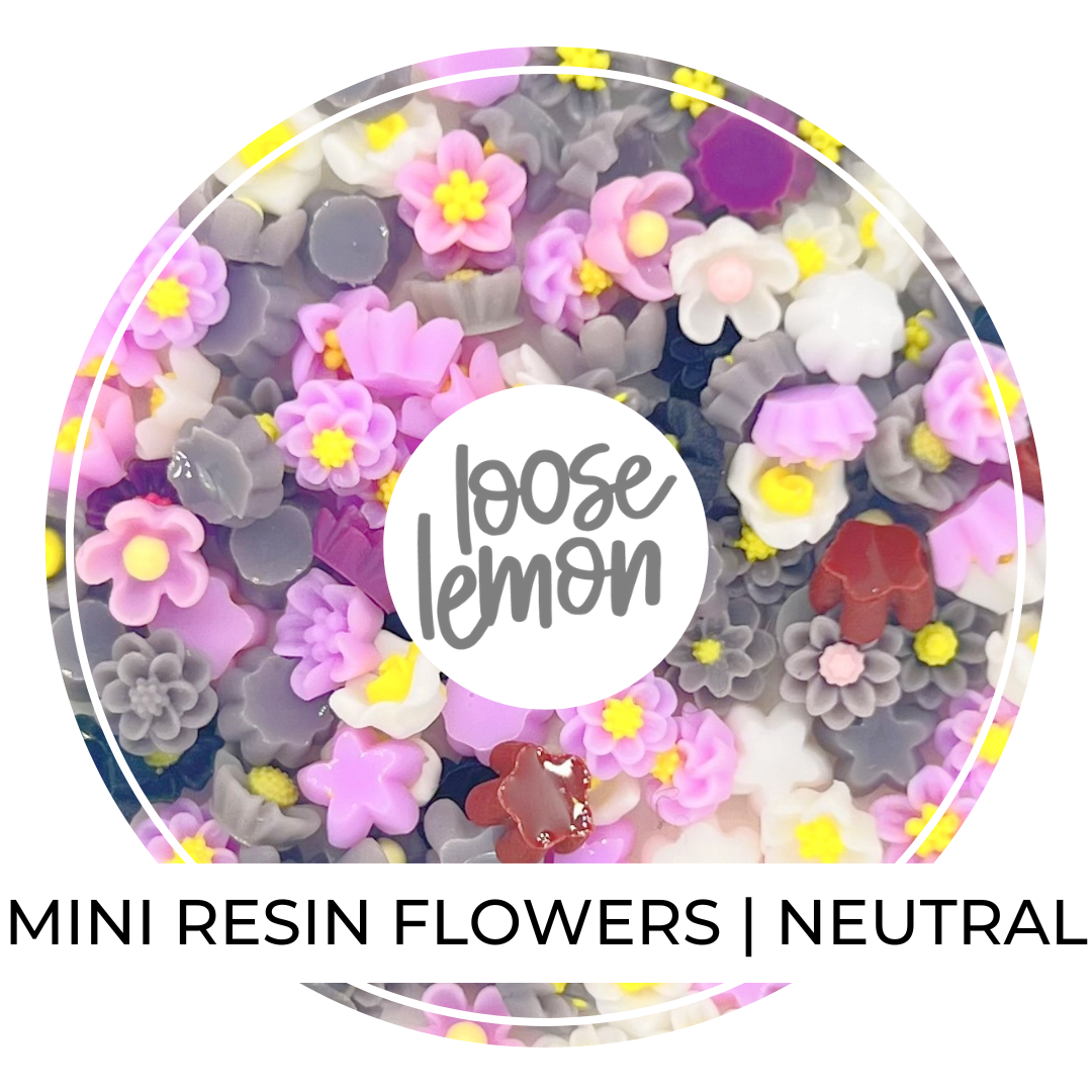 Mini Resin Flowers  | Purples (2g)