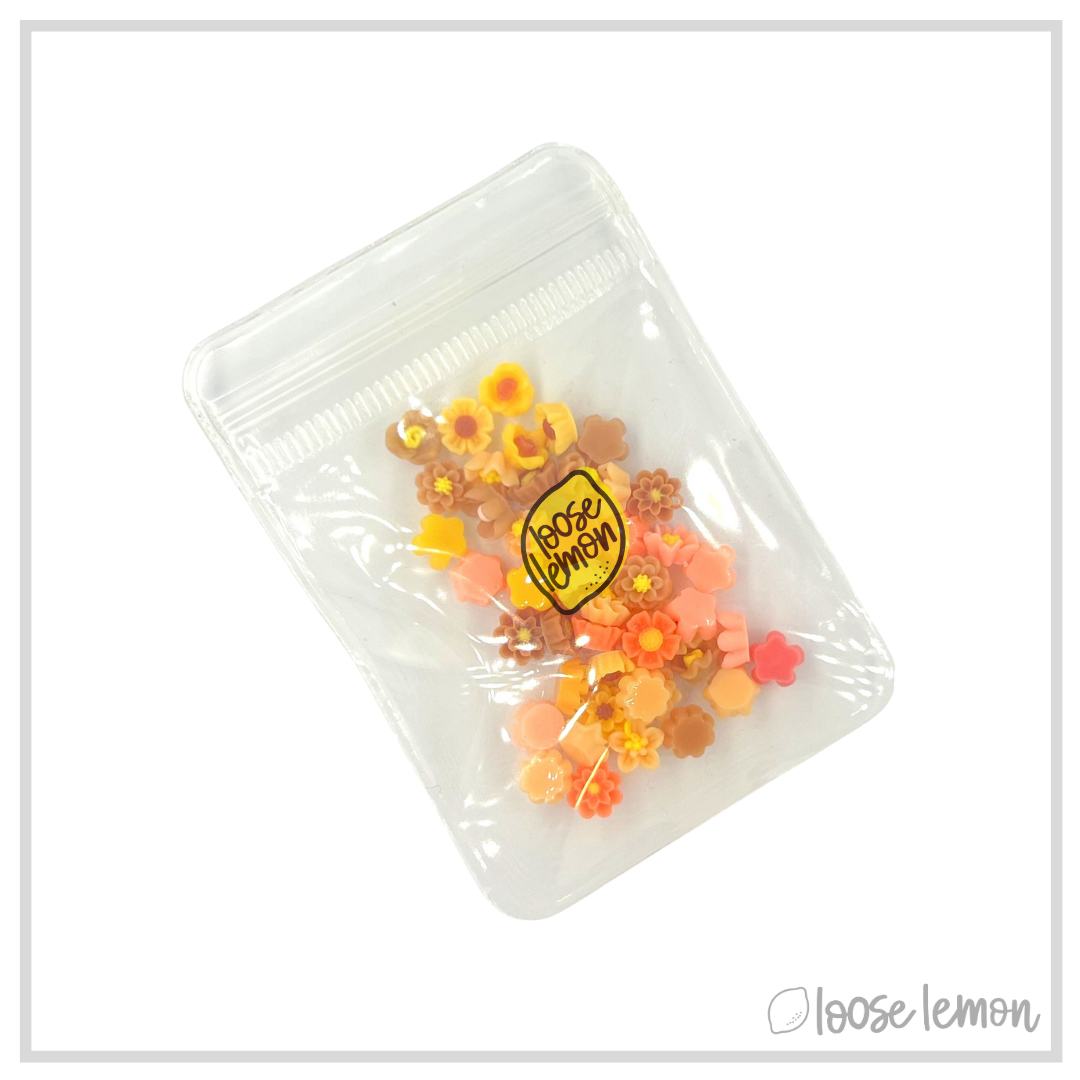 Mini Resin Flowers  | Yellows (2g)