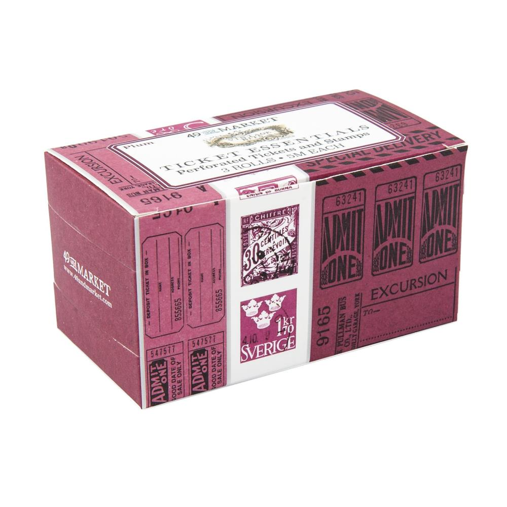 49 and Market Ticket Essentials (Plum) | 3 Rolls