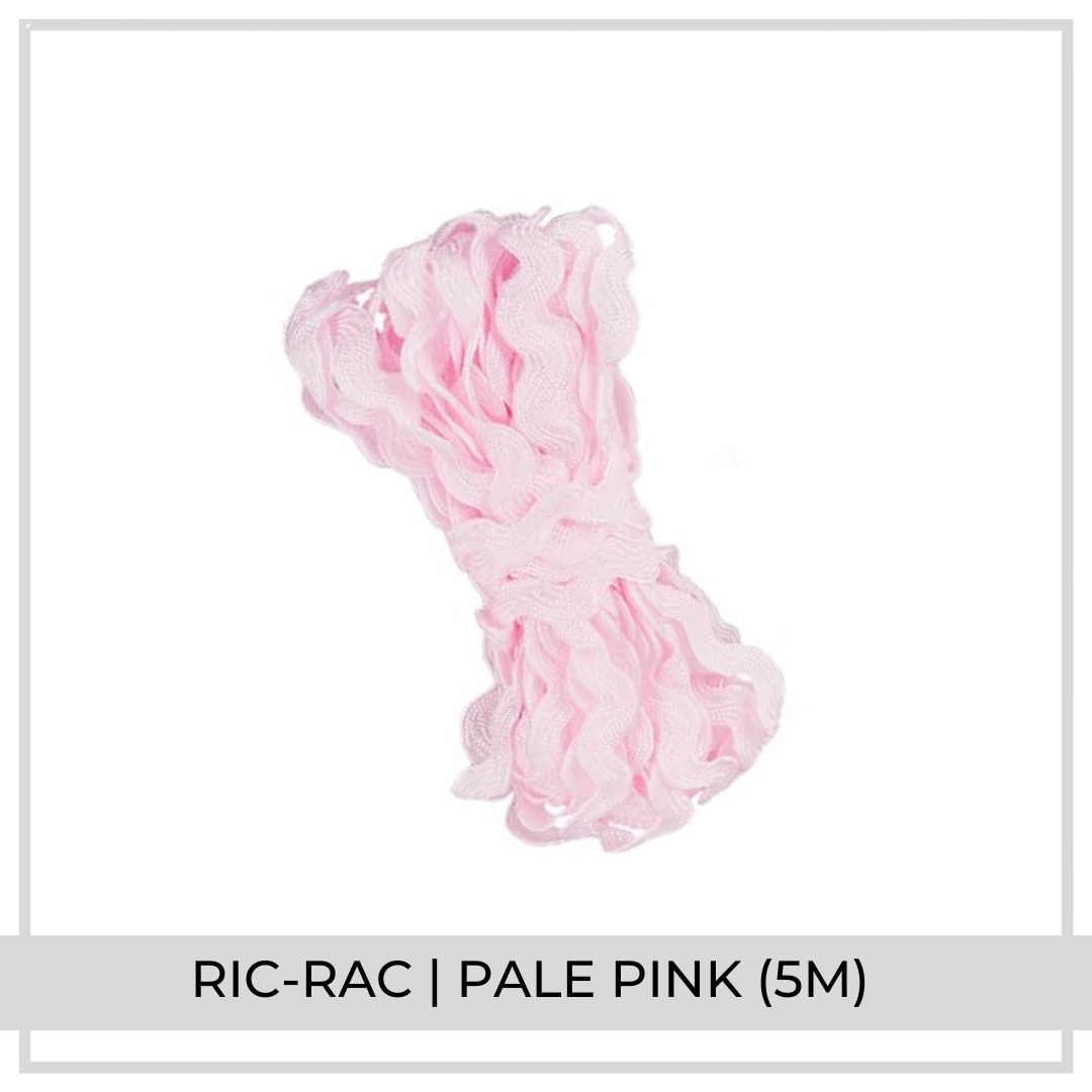 Ric Rac Ribbon (5m) | Pink