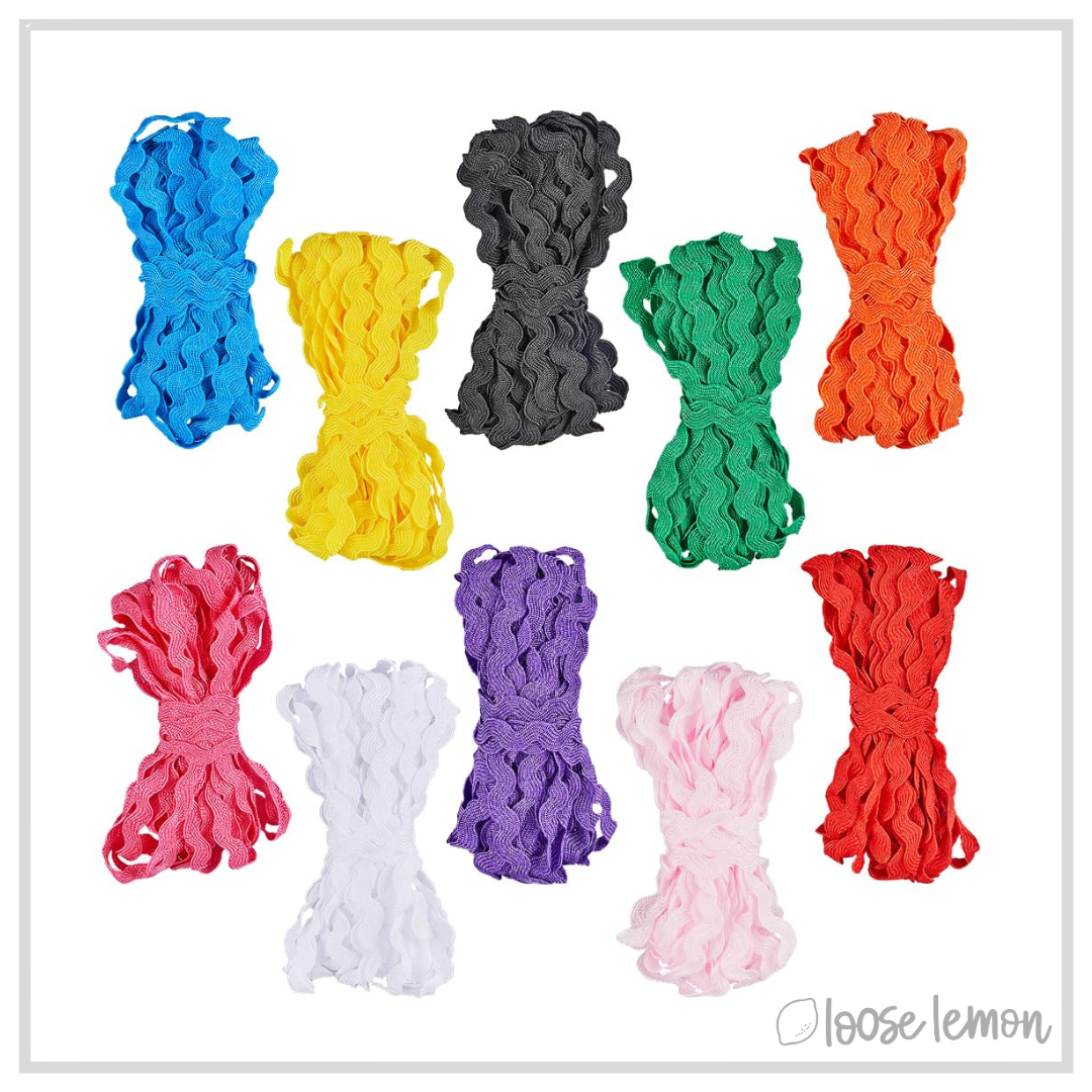 Ric Rac Ribbon (5m) | Pink