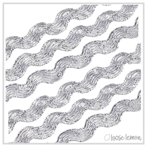 Ric Rac Ribbon (13m) | Metallic Silver