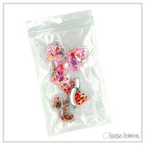 Shaker Card Embellishments | Summer x 5