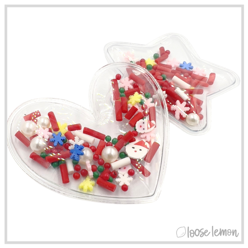 Shaker Pouches | Red Christmas x 5