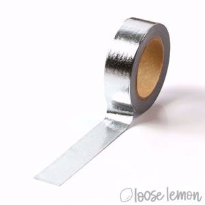 Bright Silver - Washi Tape (10M)