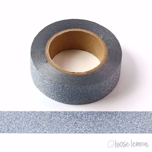 Slate Silver Glitter Washi Tape (10M)