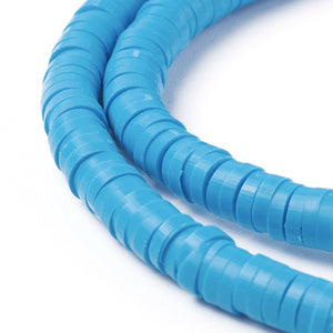 CLEARANCE 4mm Flat Beads | Turquoise