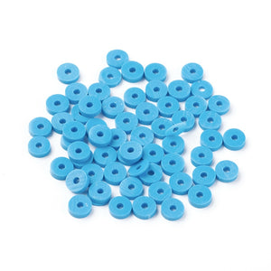 CLEARANCE 4mm Flat Beads | Turquoise