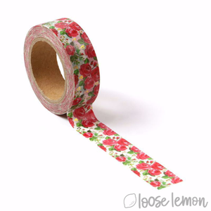 Roses & Hearts Foil - Washi Tape (10M)