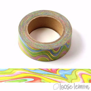 Bright Waves Foil - Washi Tape (10M)