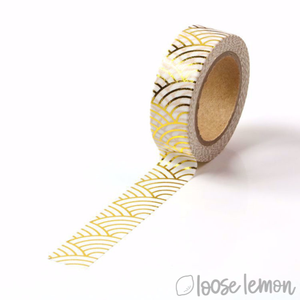 Bold Waves Foil - Washi Tape (10M)