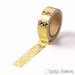 Tiny Triangles Foil - Washi Tape (10M)