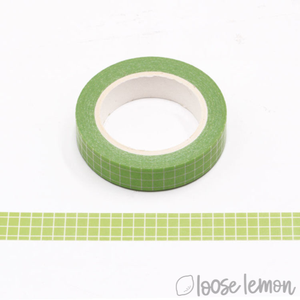 Green Grid - Washi Tape (10M)