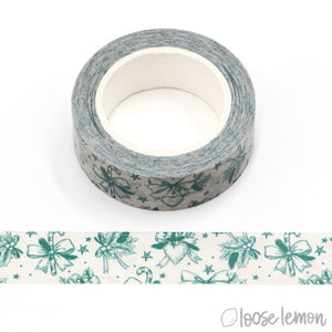 Christmas Green Sketch - Washi Tape (10M)