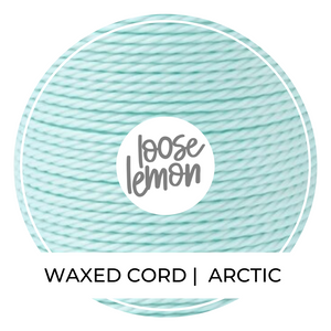 Waxed Cord | 10M Roll | Arctic