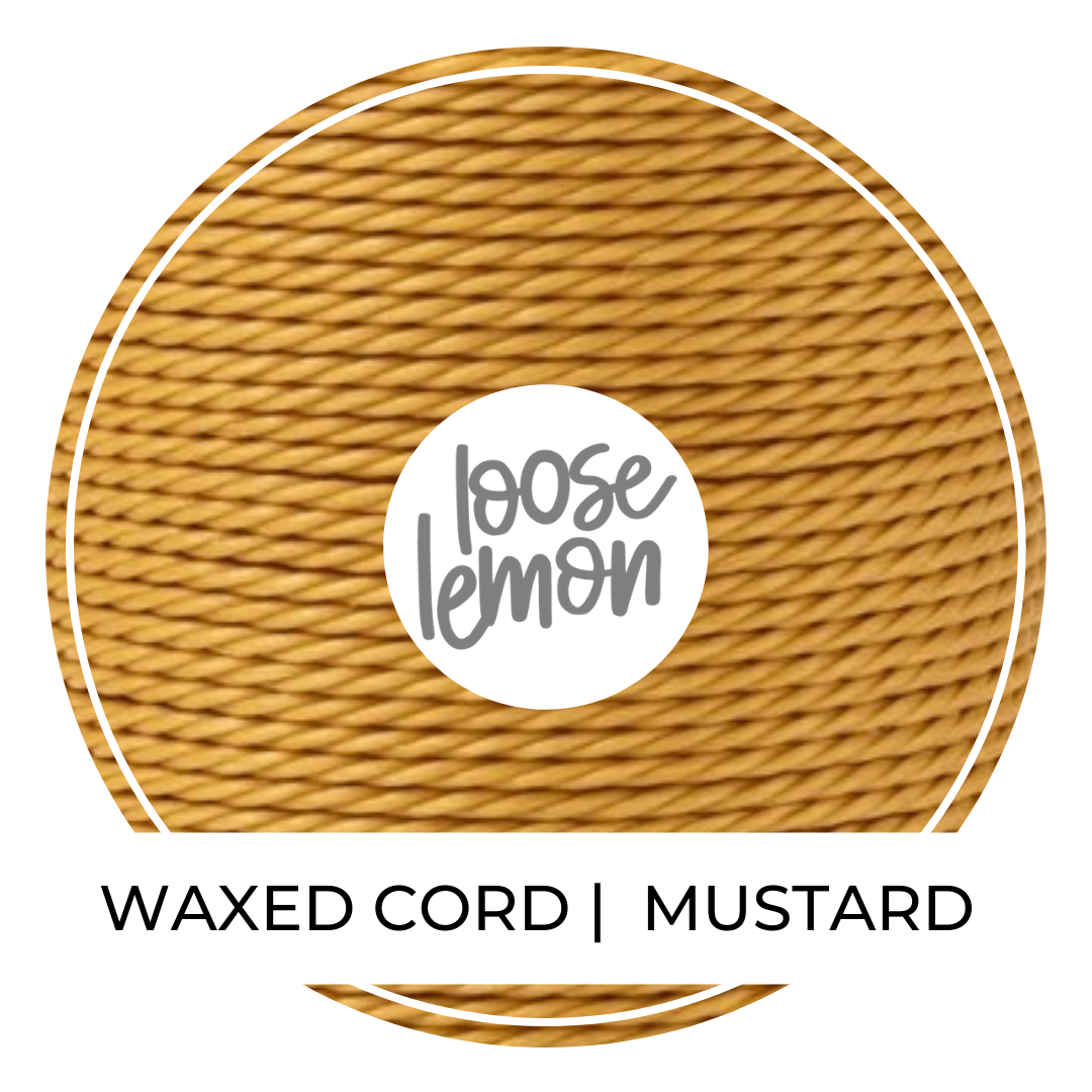 Waxed Cord | 10M Roll | Mustard