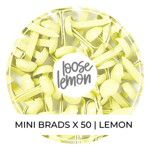 Mini Brads X 50 | Lemon