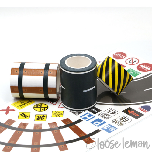 Traffic Washi & Stickers Set