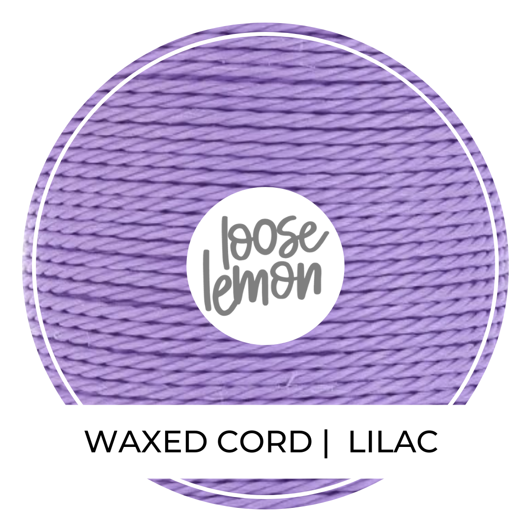 Waxed Cord | 10M Roll | Lilac