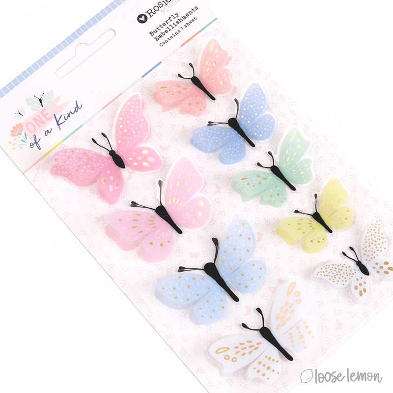 One Of A Kind |  Butterfly Embellishments