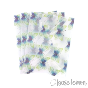 Butterflies Vellum Envelopes X 3