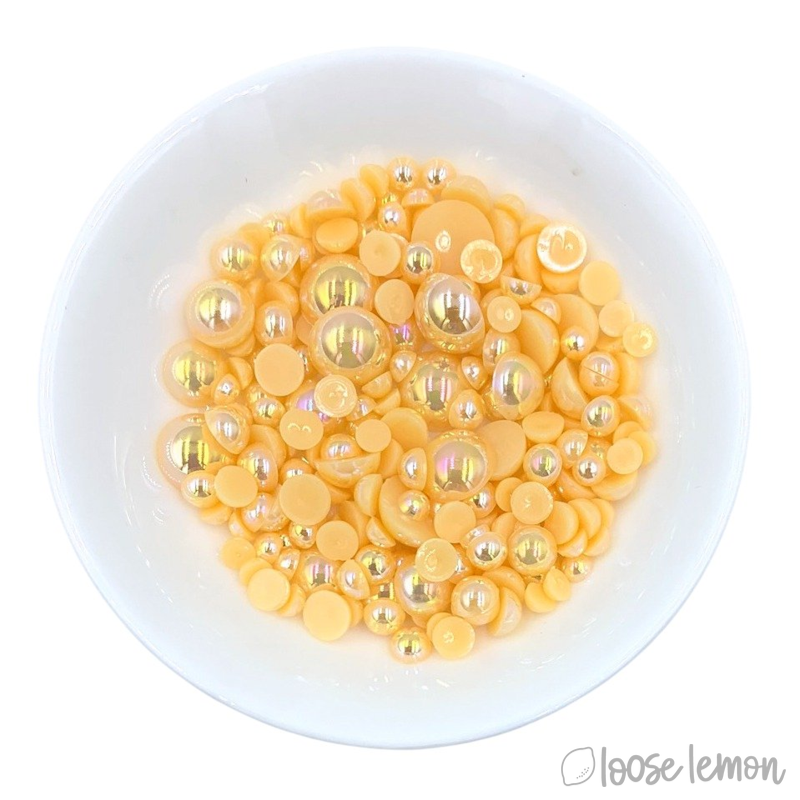 Mirror Pearls | Mango (Mixed Sizes)
