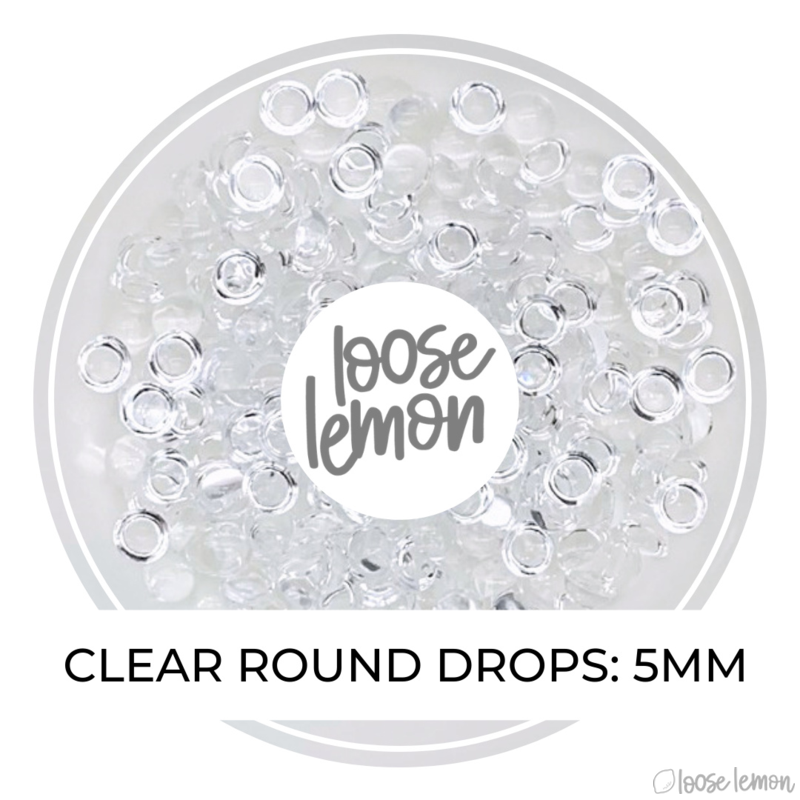 Clear Round Drops | 5Mm Diameter