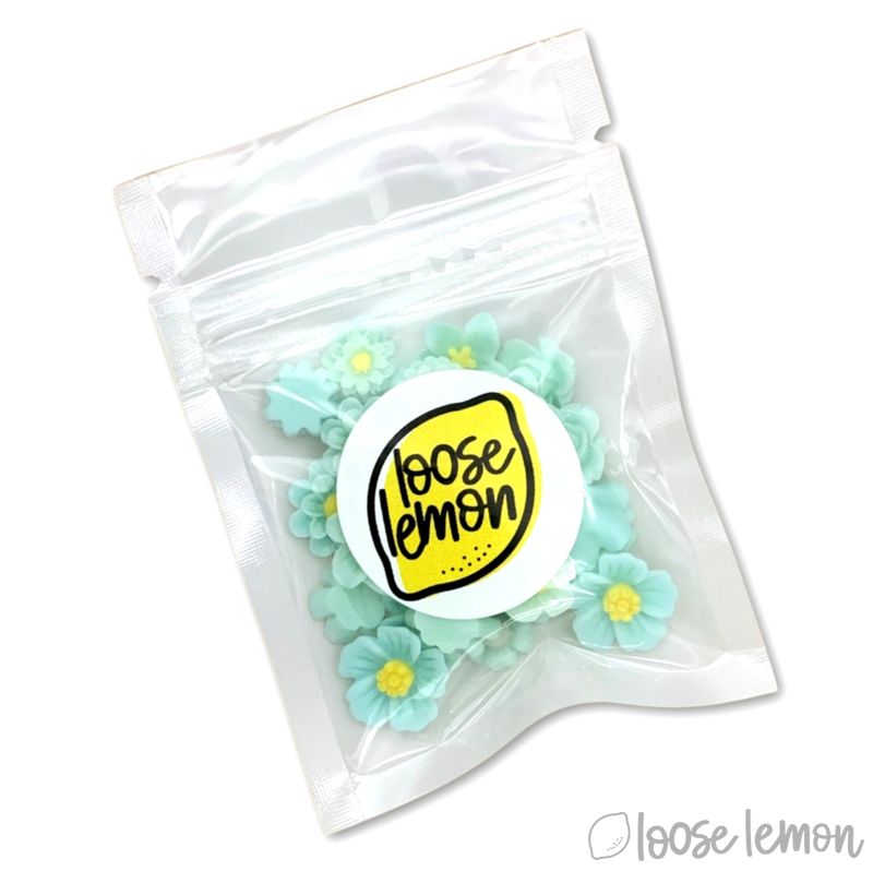Single Colour Resin Flowers | Mint