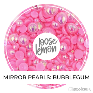 Mirror Pearls | Bubblegum (Mixed Sizes)