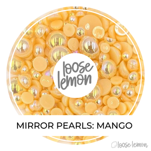 Mirror Pearls | Mango (Mixed Sizes)