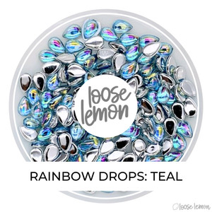 Rainbow Drops | Teal (9)