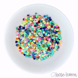 Sequins | Tiny Hearts (3Mm - Multi)