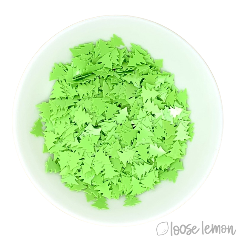 Sequins | Mini Pine (Bright Kiwi)