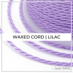 Waxed Cord | 10M Roll | Lilac