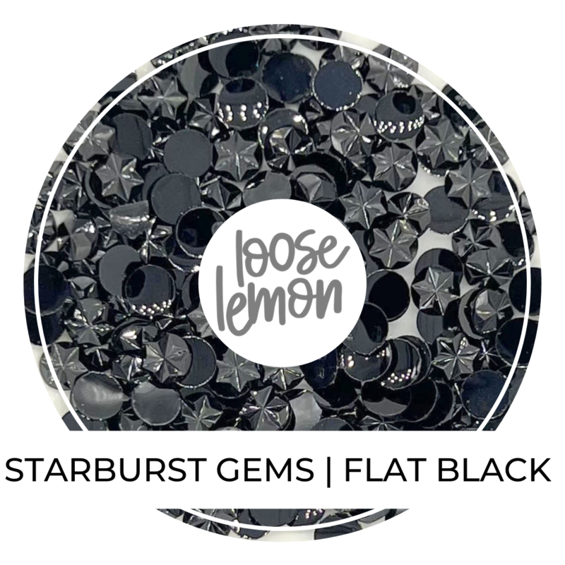 Starburst Gems | Flat Black