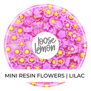 Mini Resin Flowers  | Lilac