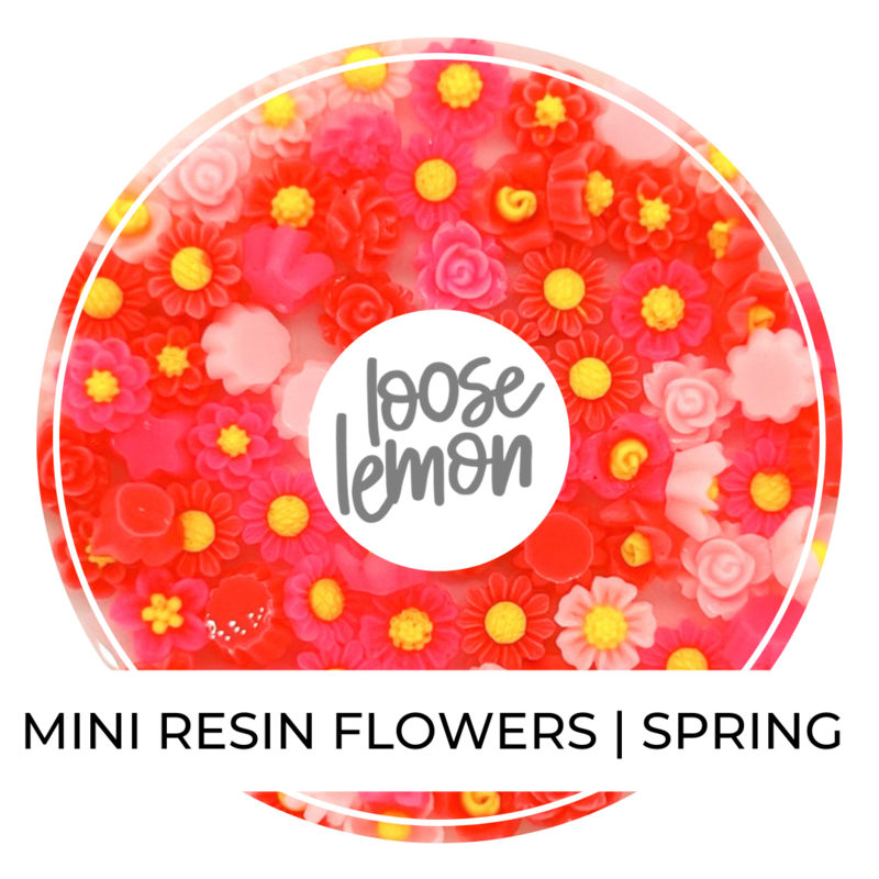 Mini Resin Flowers  | Spring Mix