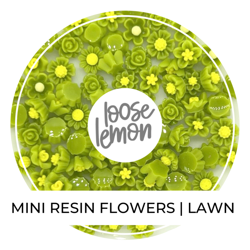 Mini Resin Flowers  | Lawn