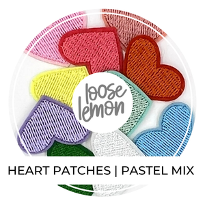 Heart Patches | Pastel Mix X 10