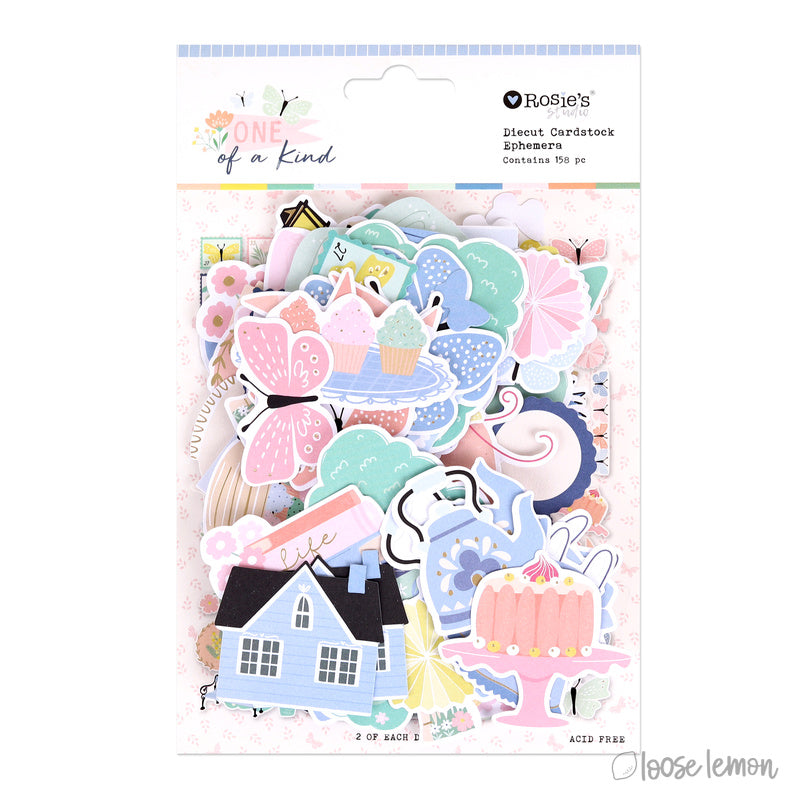 One Of A Kind | Cardstock Diecut Ephemera (158 Pieces)