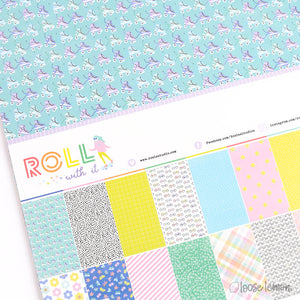 Roll With It | 12" X 12" Paper Pack ( 20 Sheets)